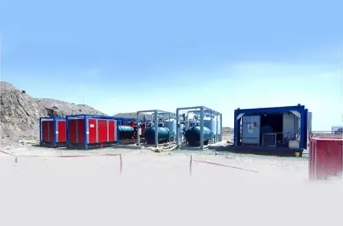 Les 8 ensembles de compresseurs d'air de 350 kW de Geso + Systèmes de générateurs d'azote 1500M3 / H aident l'industrie pétrochimique du Xinjiang en Chine